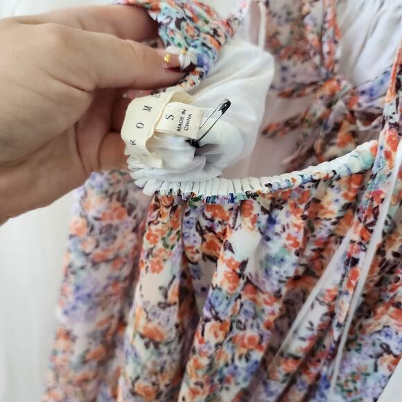 Promesa Garden Delight Maxi dress S NWT Cottagecore coquette beach vacation - Picture 8 of 11